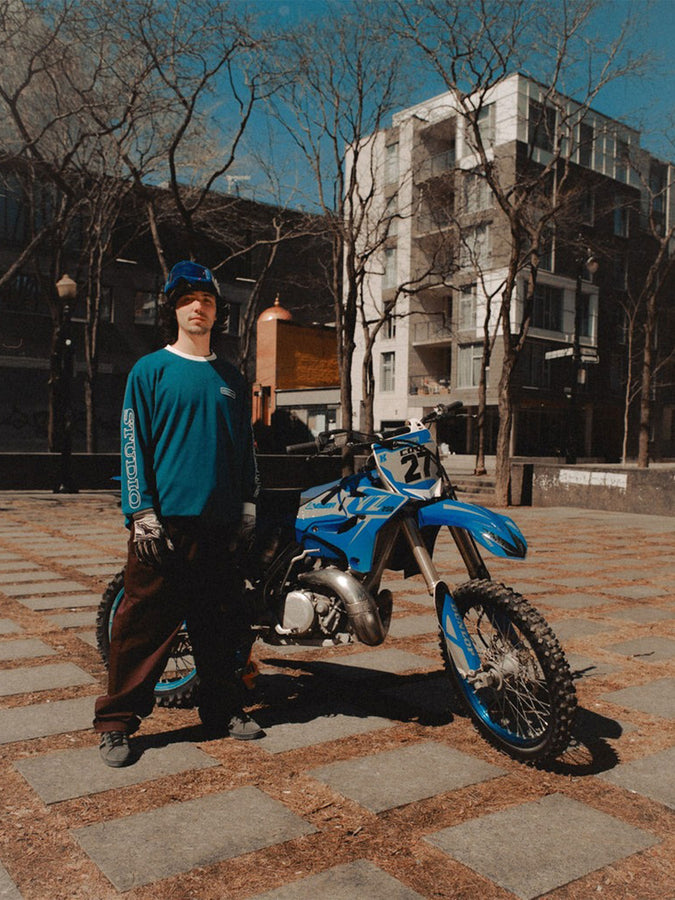 Studio SXX Jersey Long Sleeve T-Shirt Spring 2026 | TEAL BLUE