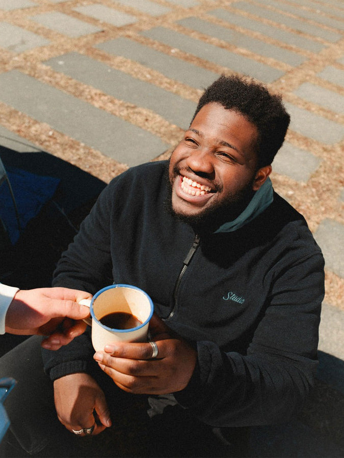Studio Peace Polar Fleece Spring 2026 | BLACK/HUNTER GREEN
