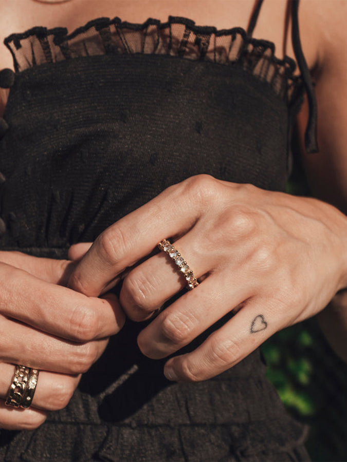 Nana The Brand All Around Eternity Zircon Ring |  OR