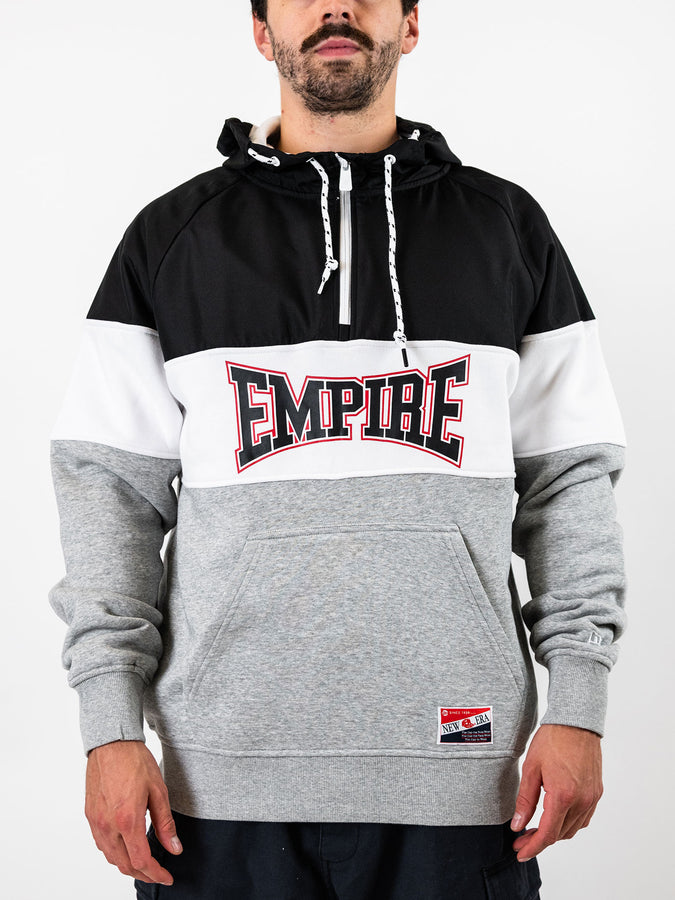 Empire x New Era 1/4 Zip Hoodie Holiday 2024 | NOIR/BLANC/GRIS