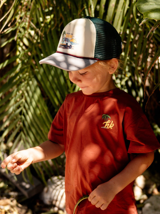 Headster All Terrain Fun Trucker Hat (Kids 2-14) Spring 2026 | OATMEAL