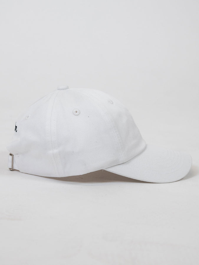 Malbon Evergreen Washed Cotton Twill Hat | WHITE