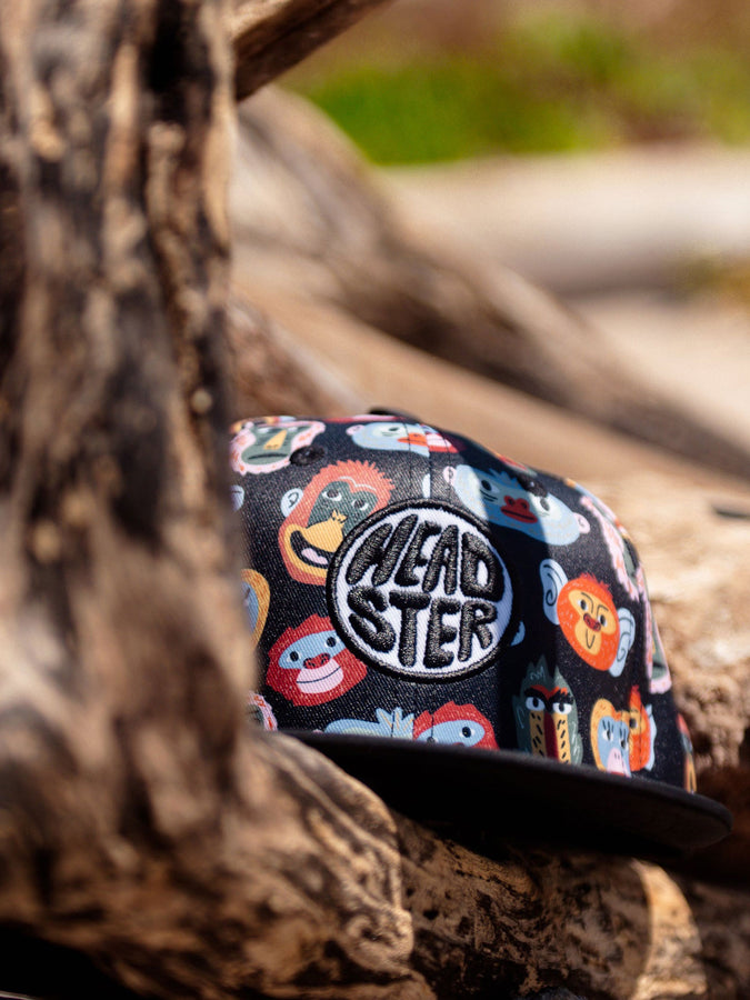 Headster Monkey Business Snapback Hat | BLACK