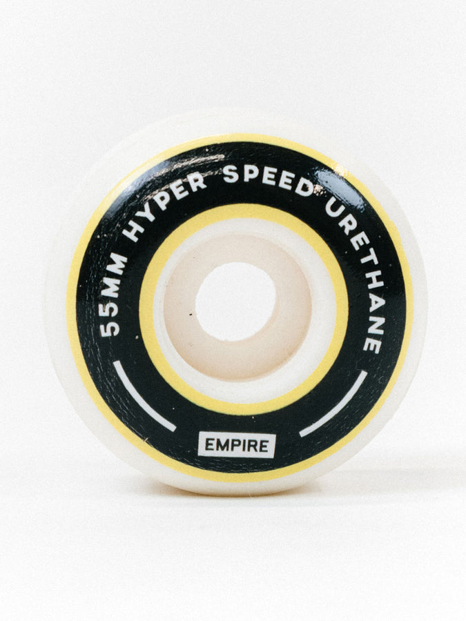 Empire Acrylic Yellow/Black Skateboard Wheels | YELLOW/BLACK