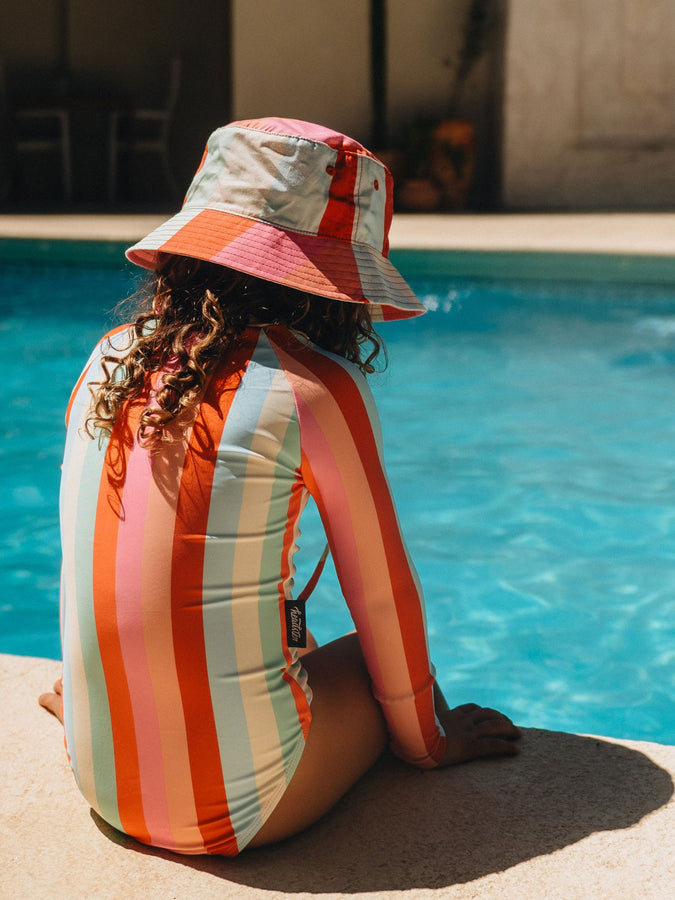 Headster Vertical Delight One Piece Rashguard Spring 2026 | BUBBLE GUM