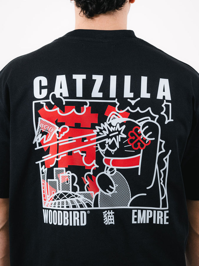 Woodbird x Empire Catzilla T-Shirt Summer 2026 | BLACK