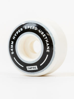 Empire Acrylic Silver/Black Skateboard Wheels
