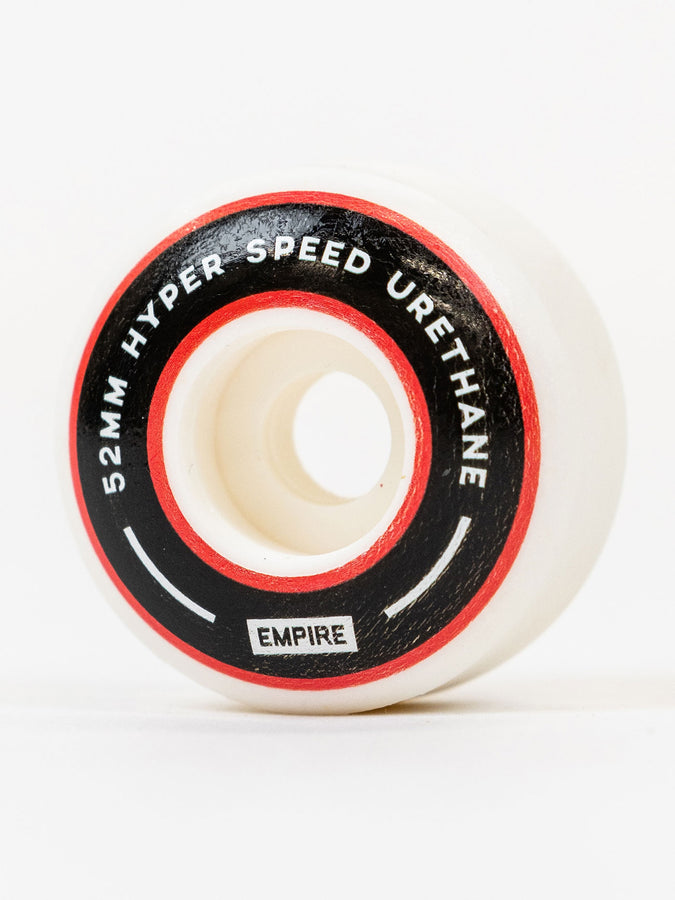 Empire Acrylic Red/Black Skateboard Wheels | RED/BLACK