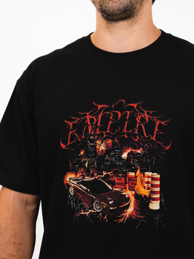 Empire Car Scene T-Shirt Fall 2026 | BLACK