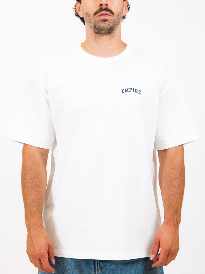 Empire Collegiate Embroidered T-Shirt Fall 2026 | WHITE