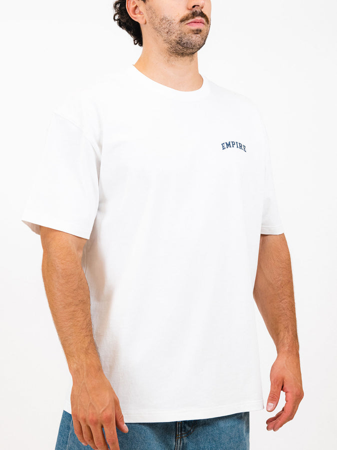 Empire Collegiate Embroidered T-Shirt Fall 2026 | WHITE