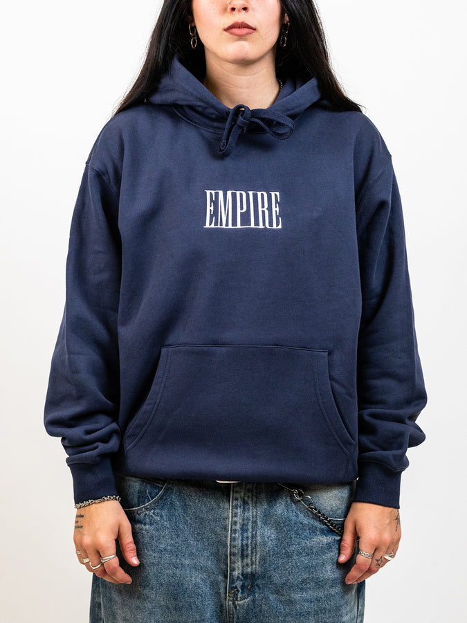 Empire Block Embroidered Hoodie Fall 2026 | NAVY