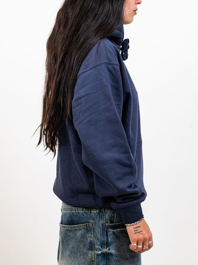 Empire Block Embroidered Hoodie Fall 2026 | NAVY