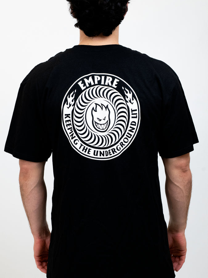 Spitfire KTUL X EMPIRE Customs T-Shirt Fall 2026 | BLACK