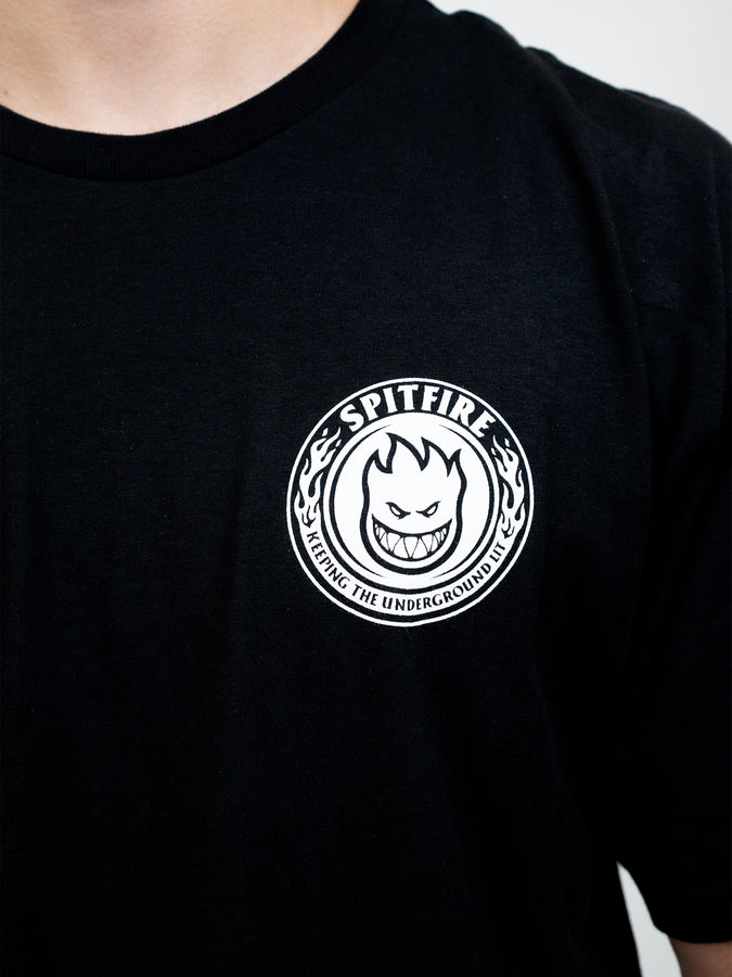 Spitfire KTUL X EMPIRE Customs T-Shirt Fall 2026 | BLACK