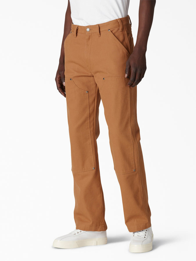 Dickies Double Front Duck Regular Pants Spring 2024 | STONEWASHED BRN DCK (SBD)