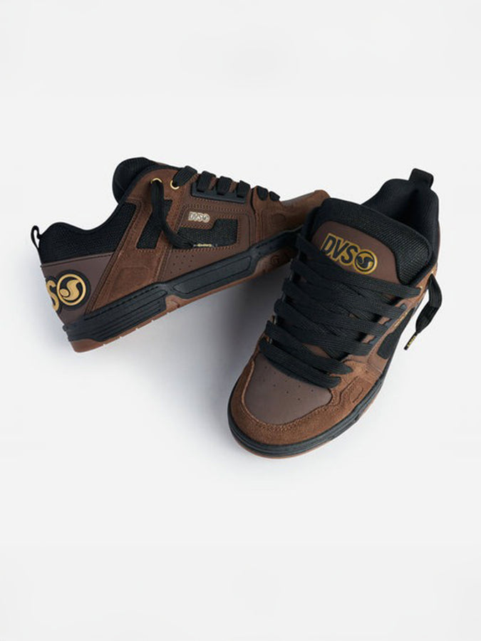 Dvs Comanche Brown/Black/Gold Shoes Fall 2025 | BROWN BLACK GOLD SUEDE