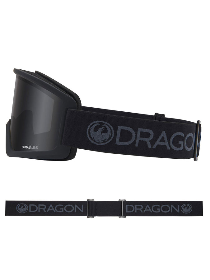 Dragon DX3 L OTG Blackout/LL Dark Smoke Goggle | BLACKOUT/LL DARK SMOKE