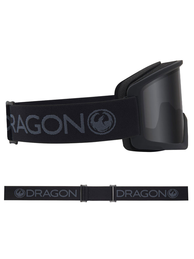 Dragon DX3 L OTG Blackout/LL Dark Smoke Goggle | BLACKOUT/LL DARK SMOKE