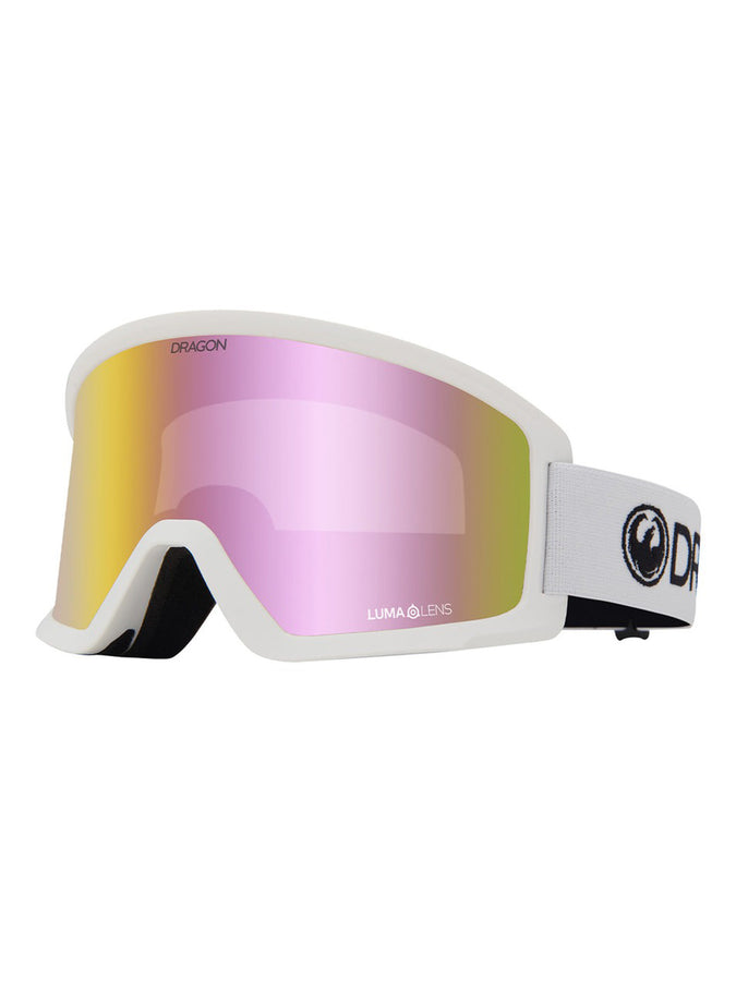 Dragon DX3 L OTG White/LL Pink Ion Snowboard Goggle 2024 | WHITE/LL PINK ION