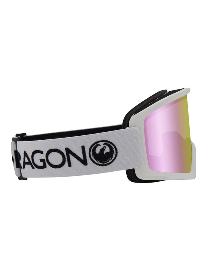 Dragon DX3 L OTG White/LL Pink Ion Snowboard Goggle 2024 | WHITE/LL PINK ION