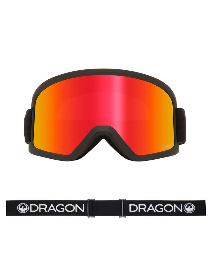 Dragon DX3 OTG Black Ion/LL Red Ion Goggle | BLACK/LL RED ION