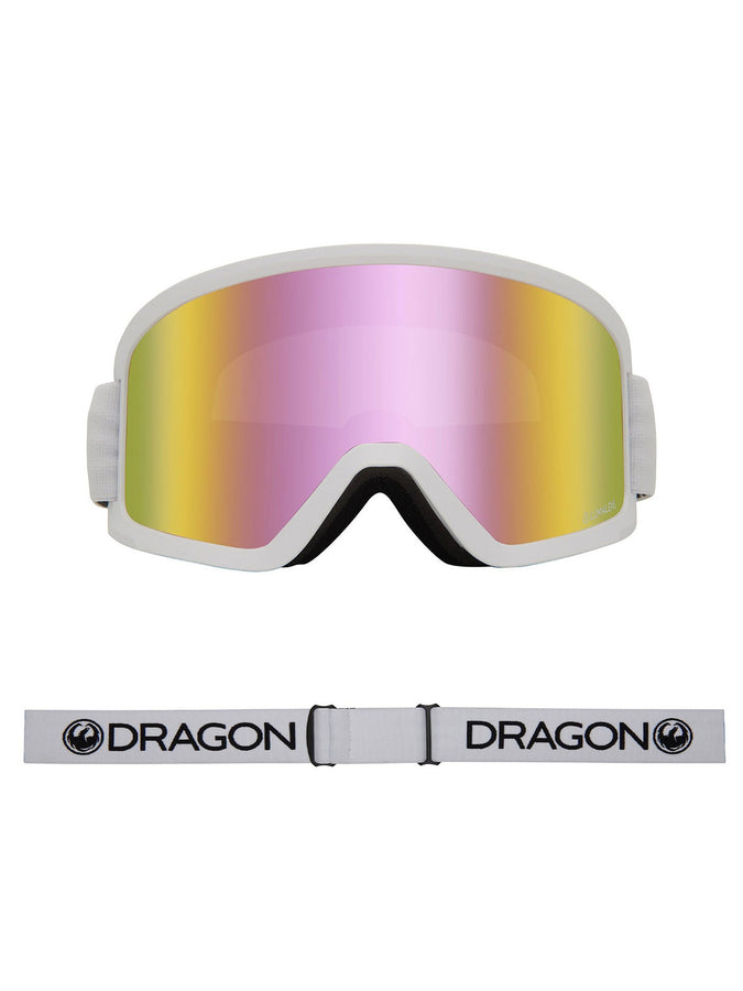 Dragon DX3 OTG White Ion/LL Pink Ion Goggle | WHITE/LL PINK ION