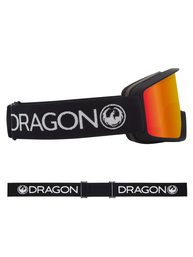Dragon DXT OTG 2 Black/LL Red Ion Goggle | BLACK/LL RED ION
