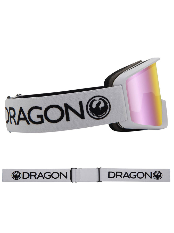 Dragon DXT OTG 2 White/LL Pink Ion Goggle | WHITE/LL PINK ION