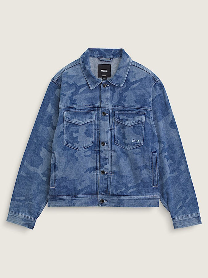Vans Camo Denim Trucker Jacket Holiday 2025 | STONEWASH BLUE (CDX)