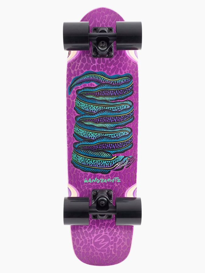 Landyachtz Dinghy Classic Fender Moray Eel Complete Cruiser | PURPLE