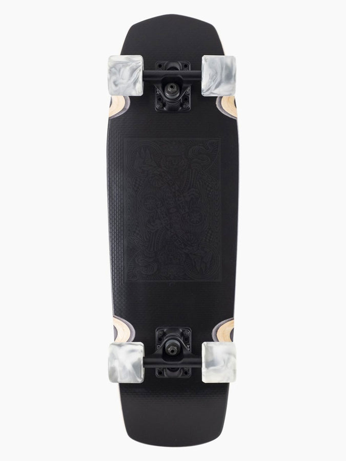 Landyachtz Dinghy Coffin Stealth Card Complete Cruiser | BLACK