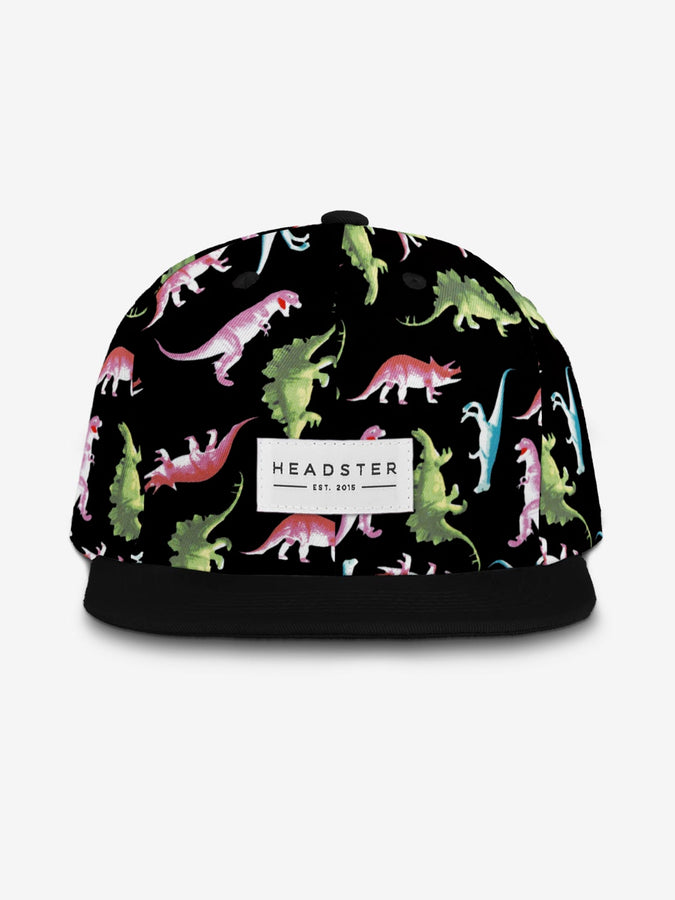 Headster Dino Snapback Hat | BLACK