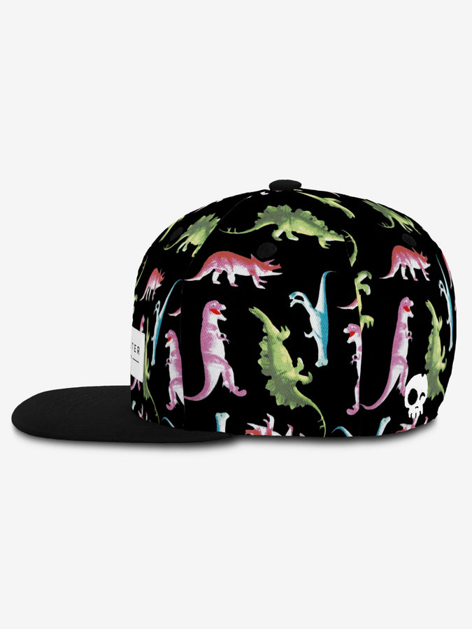 Headster Dino Snapback Hat | BLACK
