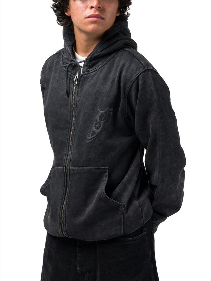 Souvenir Dirty Zip Hoodie Fall 2026 | DIRTY BLACK