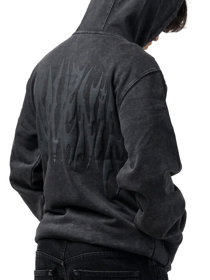Souvenir Dirty Zip Hoodie Fall 2026 | DIRTY BLACK