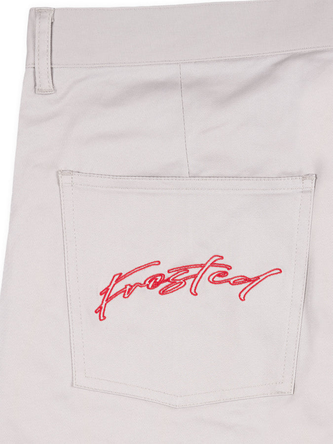 Frosted Double Pleated Shorts Fall 2026 | LIGHT GREY