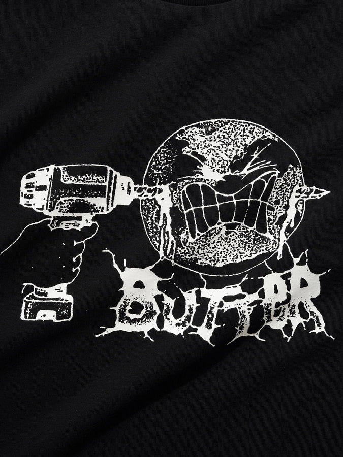 Butter Goods Drill T-Shirt Spring 2026 | BLACK