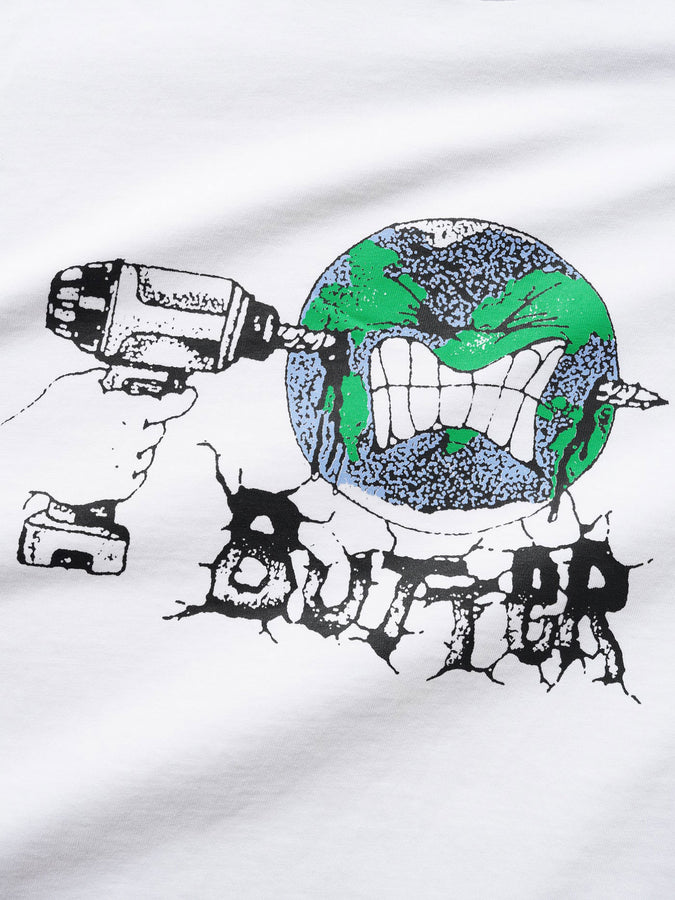 Butter Goods Drill T-Shirt Spring 2026 | WHITE