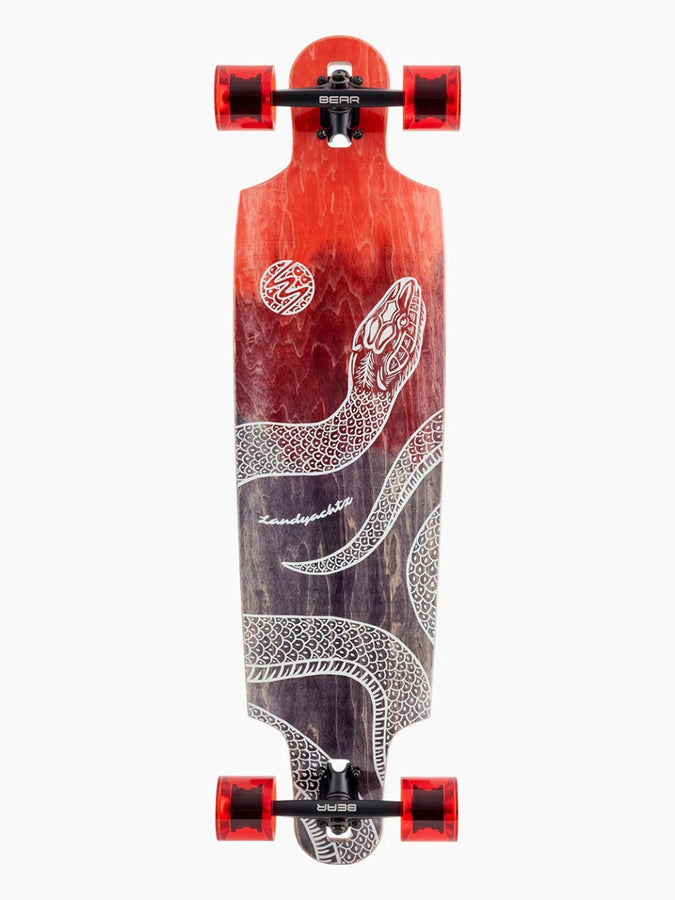 Landyachtz Drop Cat 38 Python 9.9 X 38.6'' Complete Longboard | RED