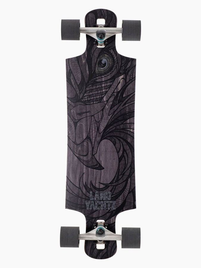 Landyachtz Drop Hammer Black Eagle 10 X 35 Complete Longboard | BLACK