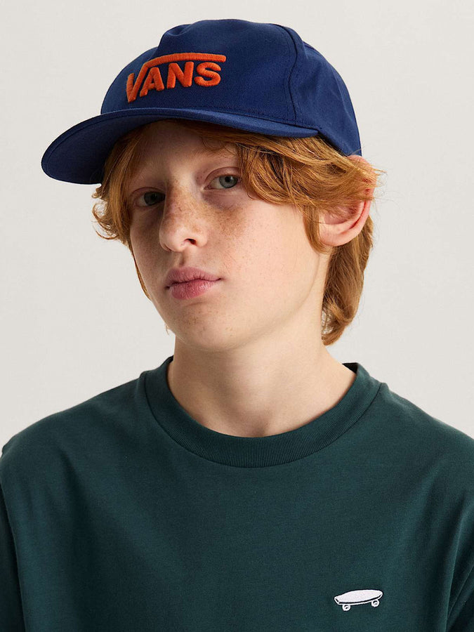 Vans Drop V Logo Snapback Hat | DEEP INDIGO (FOB)