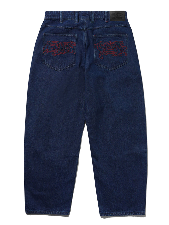 Butter Goods Drummer Baggy Jeans Summer 2026 | RAW DARK INDIGO