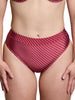 Nana Genevieve Shiny Rib Burgundy Bikini Bottom Summer 2026
