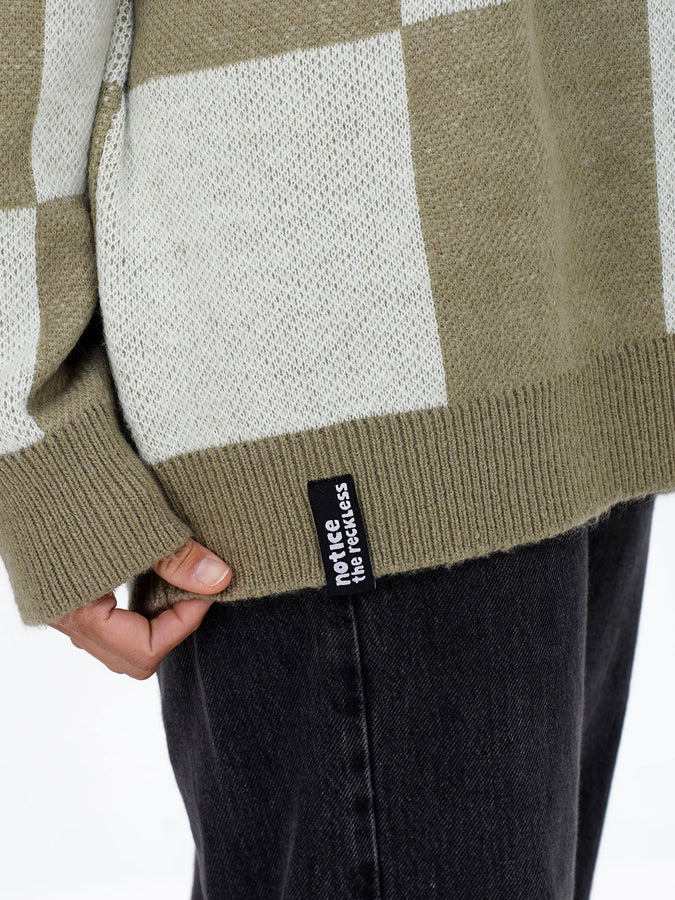 Notice The Reckless Moss Sweater Holiday 2025 | MOSS GREEN