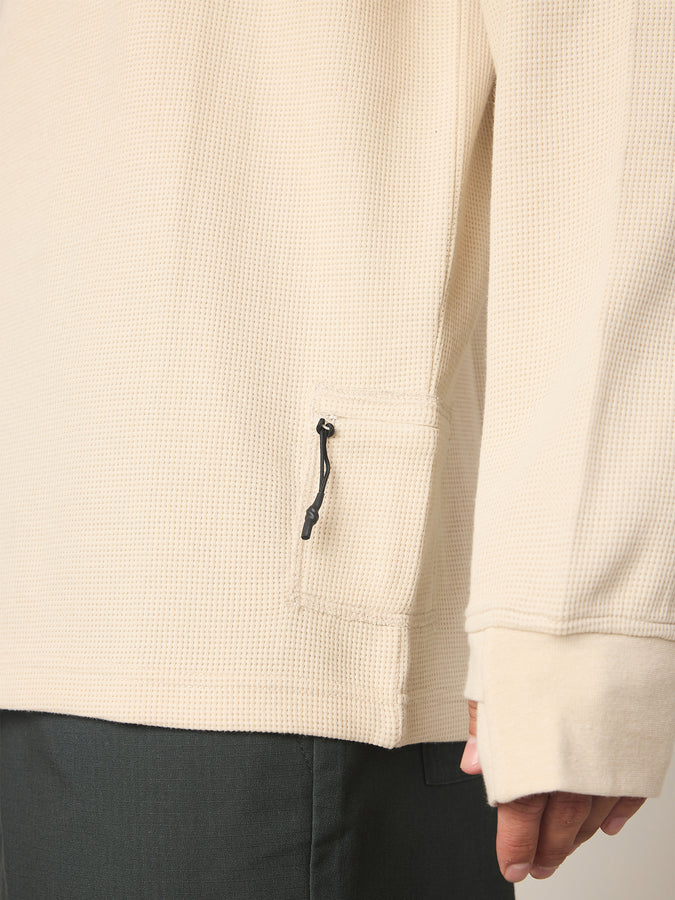686 Let's Chill Waffle Long Sleeve T-Shirt Fall 2026 | LIMESTONE (LMST)