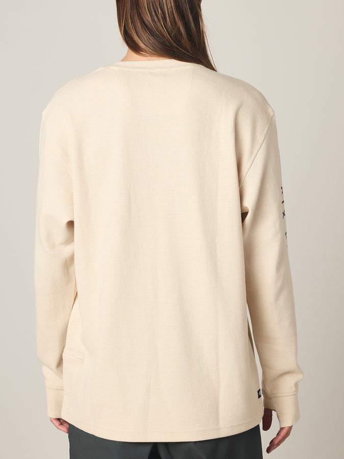 686 Let's Chill Waffle Long Sleeve T-Shirt Fall 2026 | LIMESTONE (LMST)