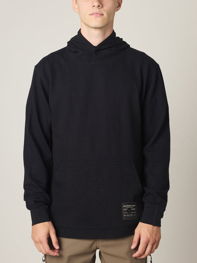 686 Let's Chill Waffle Hoodie Fall 2026 | BLACK (BLK)