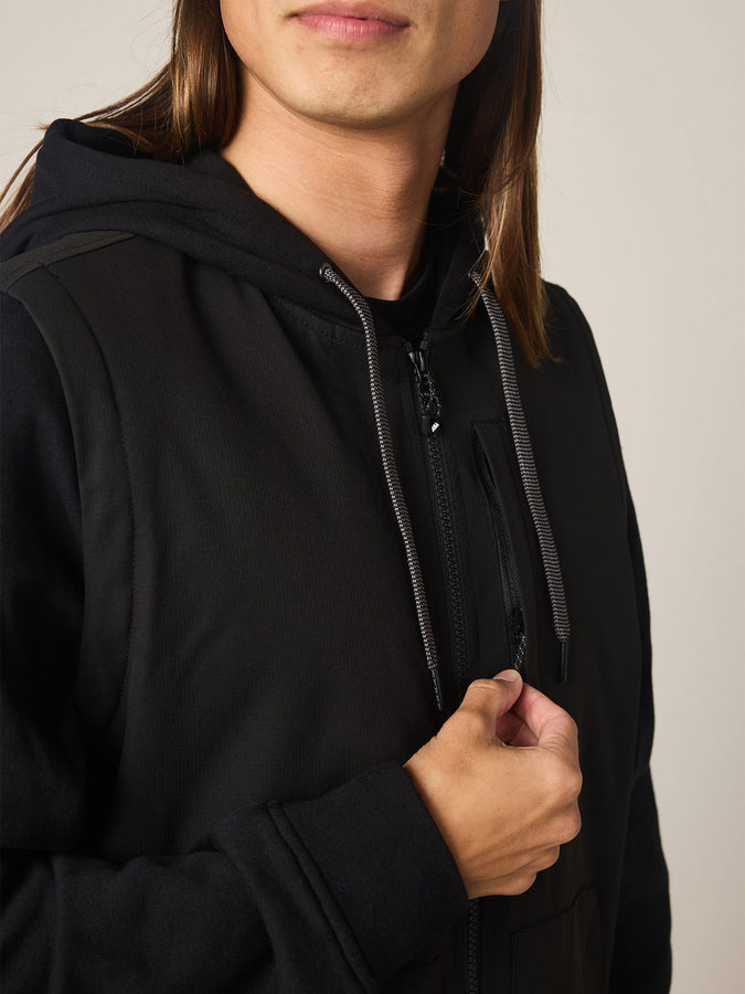 686 Merge Quilted Hoody Jacket Fall 2026 | BLACK/BLACK (BKBK)