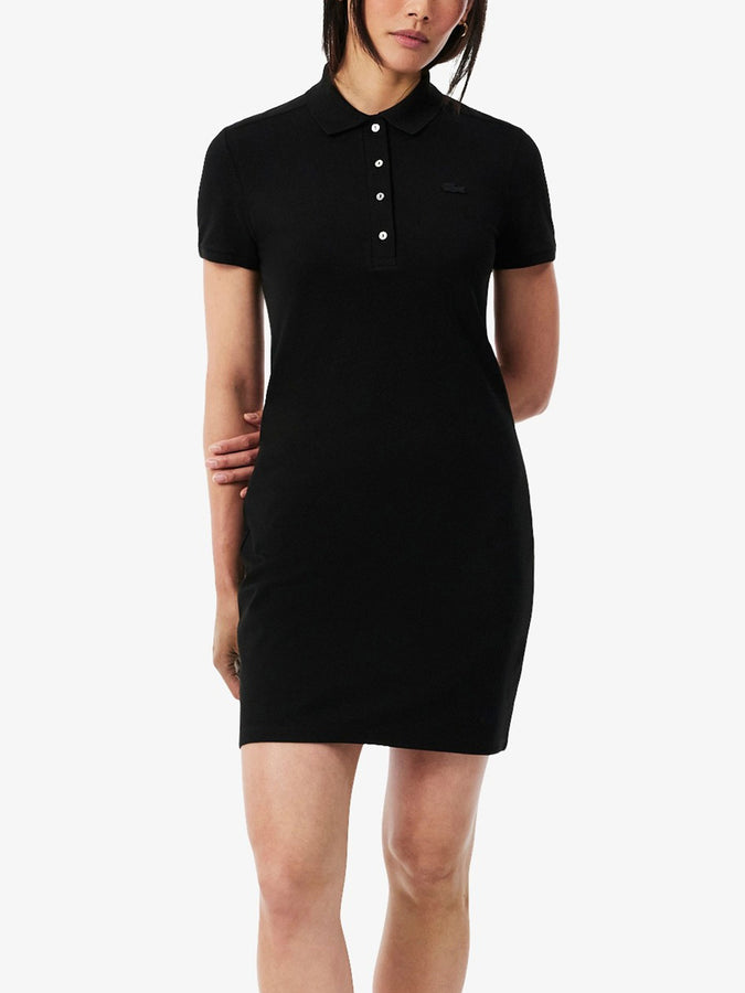 Lacoste Slim Fit Stretch Mini Pique Polo Dress Fall 2026 | BLACK (031)